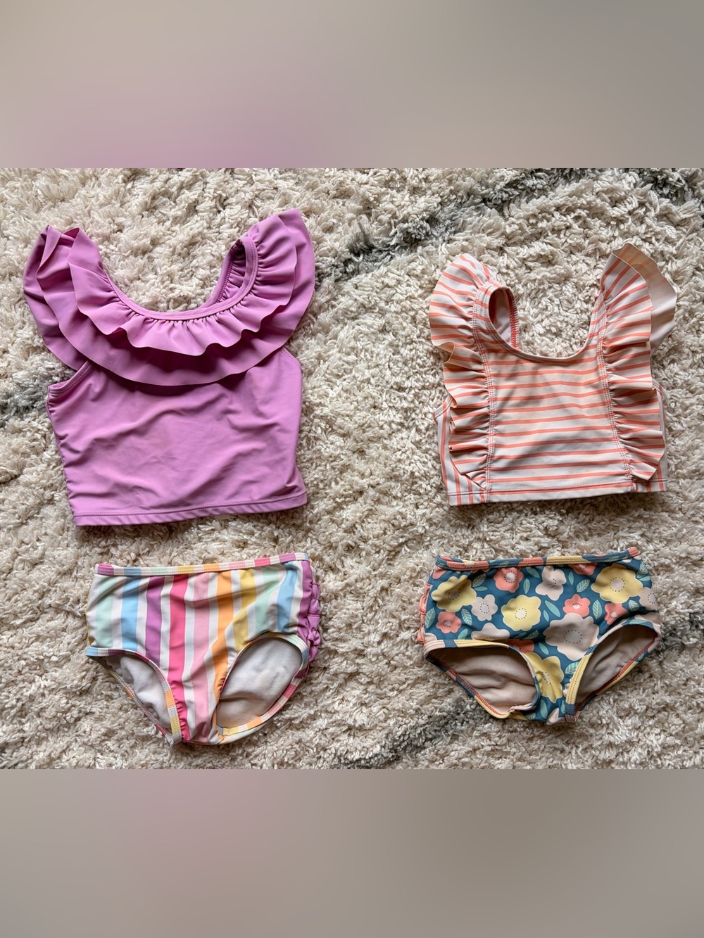 Ruffle Butts Two-Piece Swimsuits